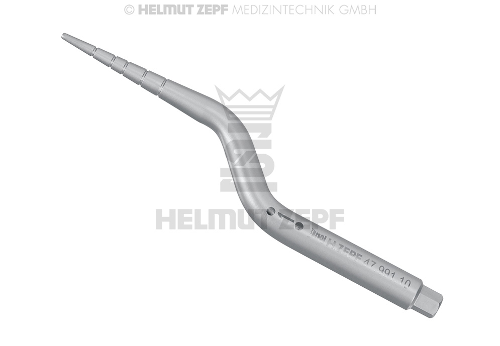 Insert d'ostéotome conique angulaire, taille 1, diamètre 1 mm à 3 mm - Helmut Zepf (47.991.10) - Delynov