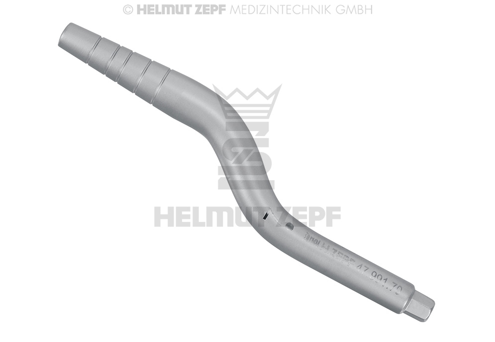 Insert d'ostéotome angulaire conique, taille 7, diamètre 4 mm à 6 mm - Helmut Zepf (47.991.70) - Delynov