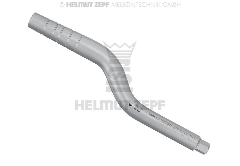 Insert d'ostéotome angulaire conique, taille 8, diamètre 5 à 6 mm - Helmut Zepf (47.991.80) - Delynov