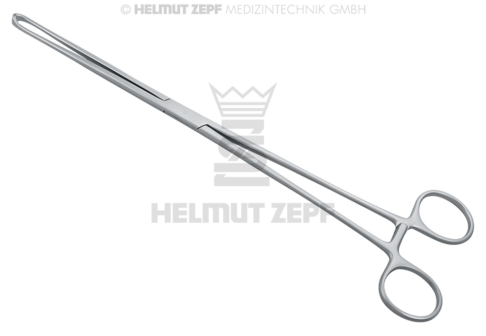 Allis tissue forceps, 6 teeth, length 25 cm - Helmut Zepf (53.034.25) - Delynov