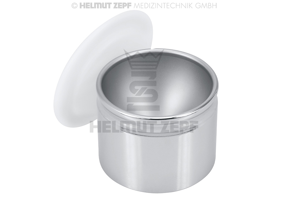 Cupule de mélange en acier inoxydable avec couvercle, diamètre 40 mm - Helmut Zepf (85.251.04) - Delynov