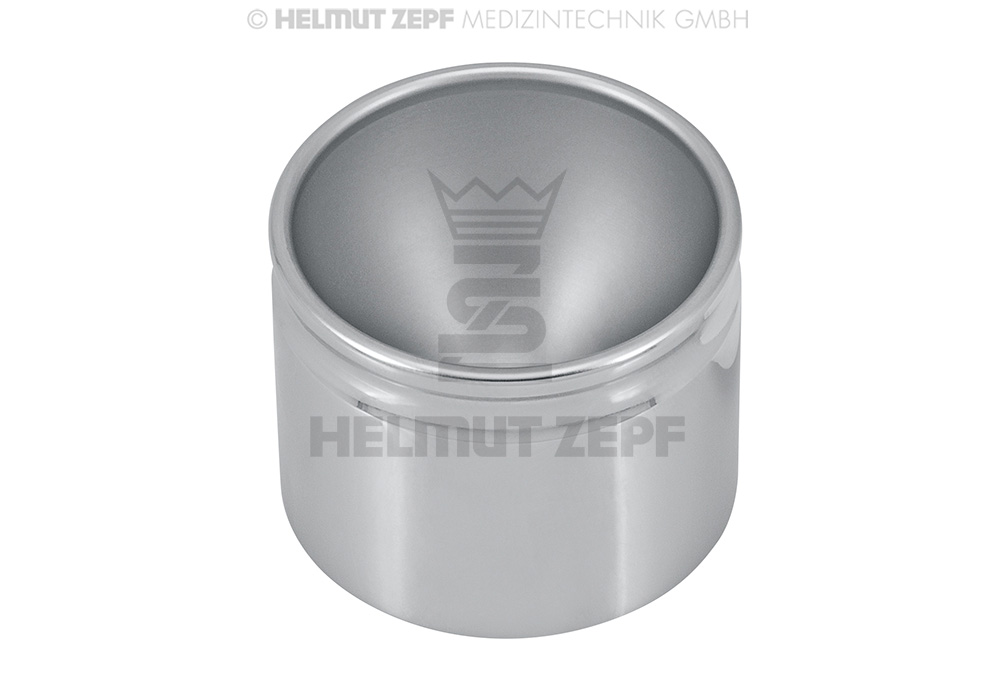 Stainless steel mixing bowl, 4 cm diameter - Helmut Zepf (85.251.14) - Delynov