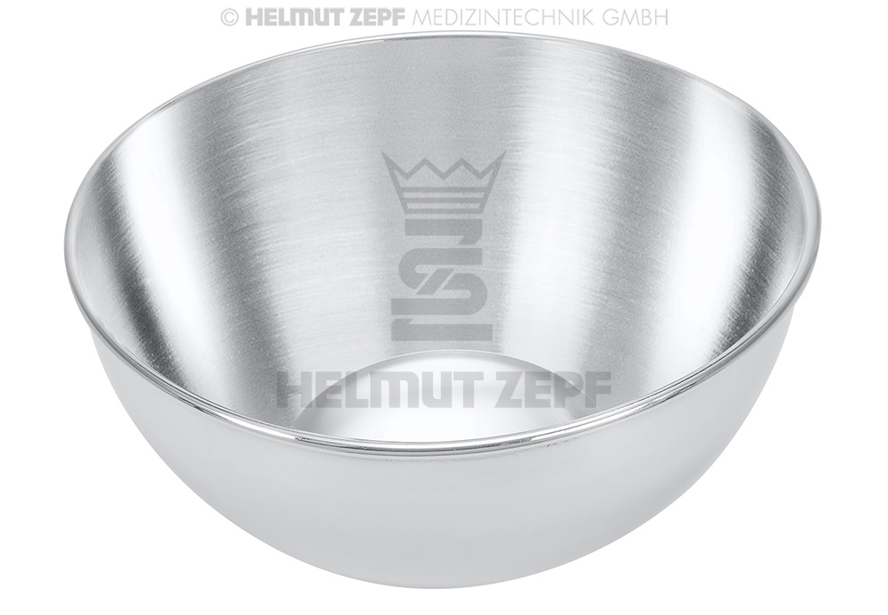 Stainless steel round bowl, Ø 116 mm, height 50 mm, capacity 0.35 L - Helmut Zepf (85.264.350) - Delynov