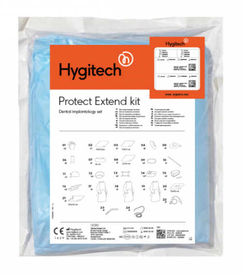 Kit chirurgical Delynov Protect EXTEND par 1 Carton de 5 pièces (kits stériles) - Hygitech - Delynov