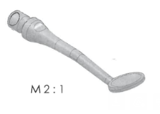 Insert interchangeable curette alvéolaire - Helmut Zepf (101.47848.01-1) - Delynov 