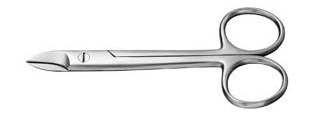The product title Ciseaux à couronnes droits - Helmut Zepf (46.674.10) - Delynov translates to Straight Crown Scissors - Helmut Zepf (46.674.10) - Delynov in US English.