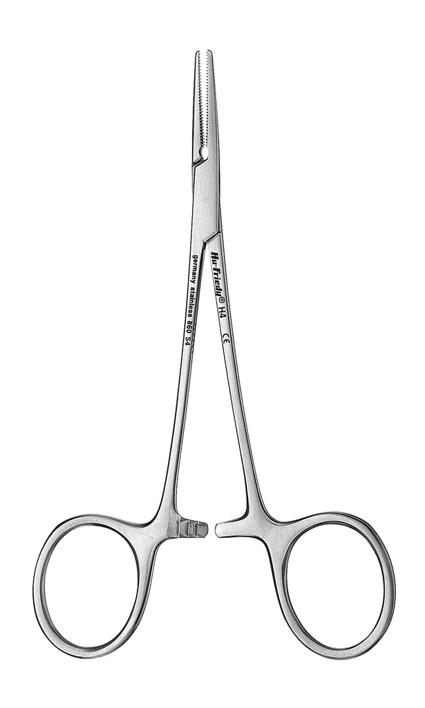 Pince hémostatique Halsted-Mosquito #4 12cm droite (H4) - Hu-Friedy - Delynov
