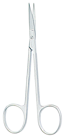 Curved Scissors for 11.5 cm Iris - Omnia - Delynov