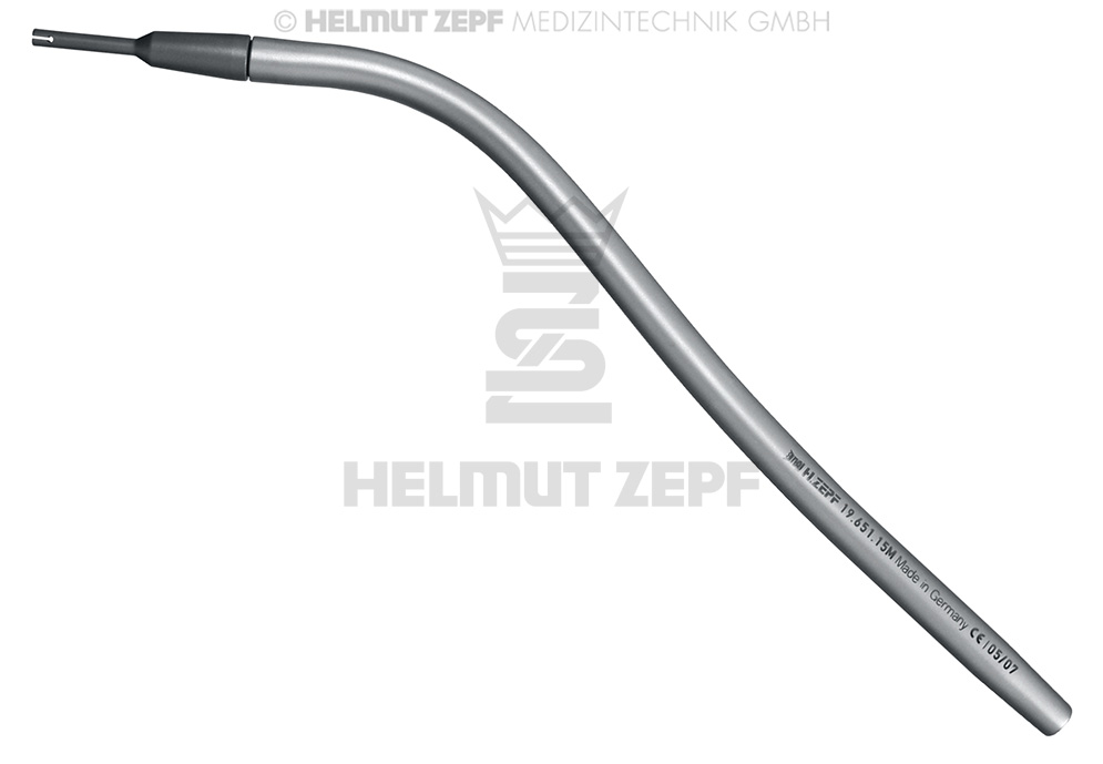 Titanium Micro-Suction Cannula ⌀ 1.5 mm for Sinus - Helmut Zepf (19.651.15M) - Delynov