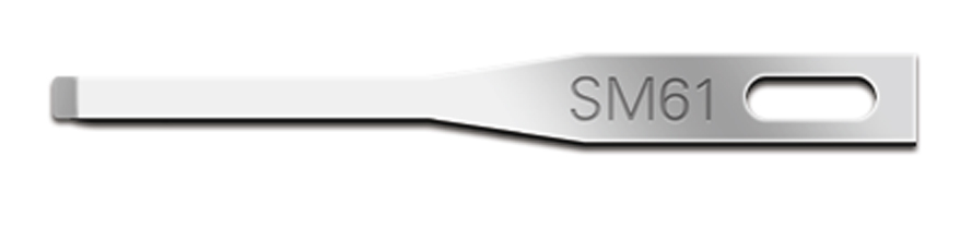 Stainless Steel Fine Lame x25 for Dental Surgery (SM61) by Swann-Morton (5901) - Delynov
