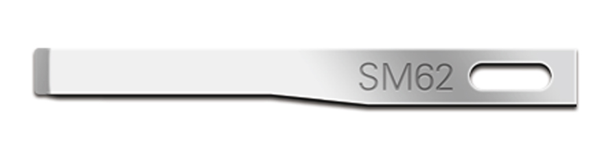 25 Fine Stainless Steel SM62S Scalpel Blades (Single Bevel) (SM62S) Swann-Morton (5912) - Delynov