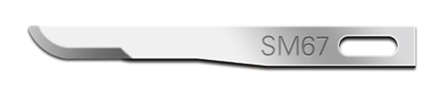 Stainless Steel Lame Fine Dental Surgery Blades - Swann-Morton (5907) - Delynov