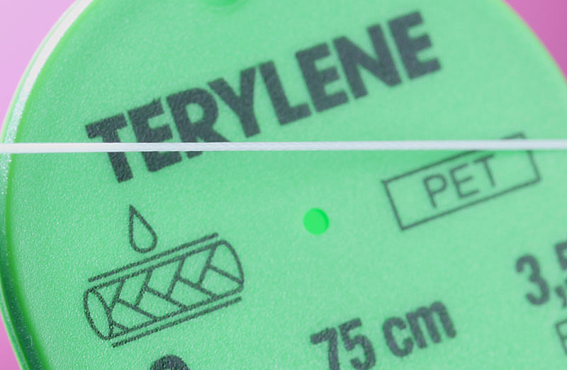 X24 TERYLENE gris 1 (5/0) 1x0.75 DS- 15 - Serag Wiessner - Fil de suture (OO103413) - Delynov