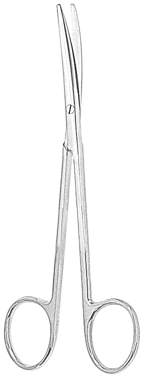 Curved Metzenbaum Scissors 14.5 cm - Omnia - Delynov