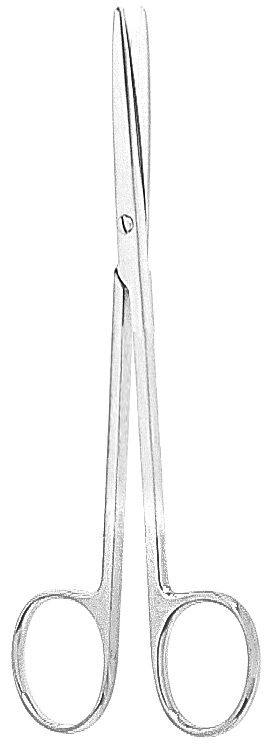 Omnia 14.5 cm Straight Metzenbaum Surgical Scissors - Delynov