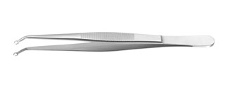 Pince à suture courbe 15,5 cm - Helmut Zepf (22.106.01) - Delynov 