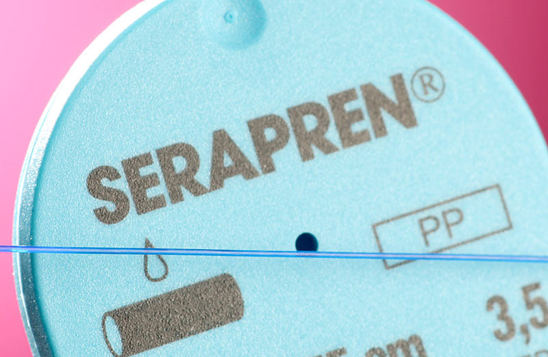 X24 SERAPREN Bleu 1.5 (4/0) 1x0.90 DS- 18 - Serag Wiessner - Fil de suture (CO154414) - Delynov