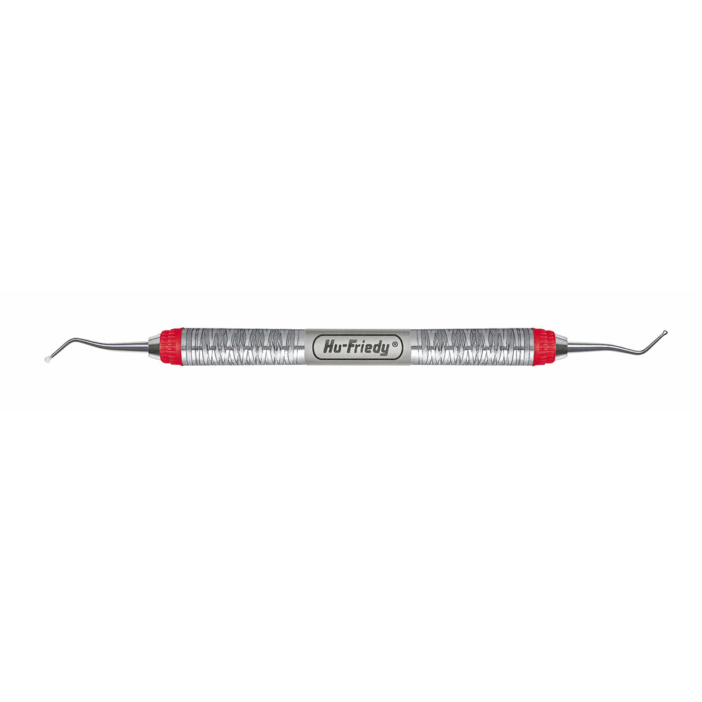 Excavateur manche #7 rouge 1,5mm rond - Hu-Friedy - Delynov