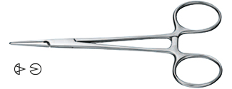 Pince hémostatique micro-Halstead pour chirurgie dentaire et implantologie - Helmut Zepf (23.062.12) - Delynov 
