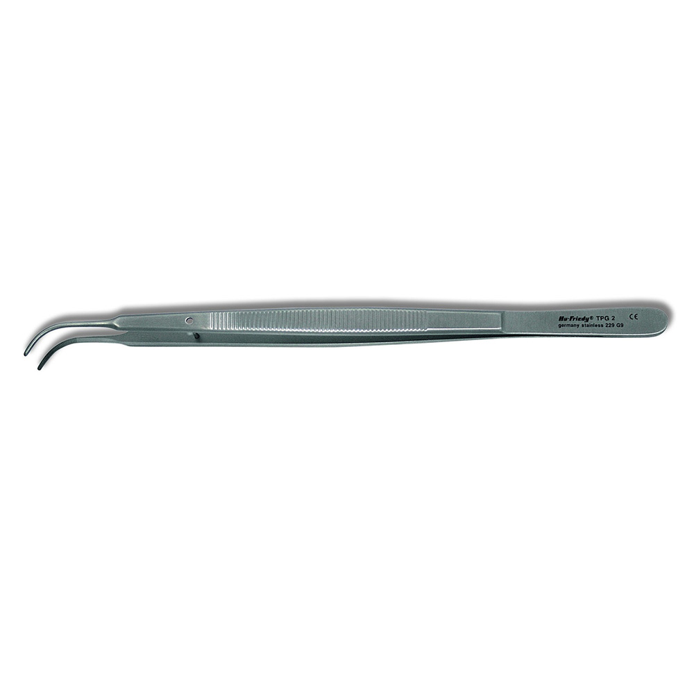 Pince à tissus Gerald 18cm anatomique-courbée - Hu-Friedy - Delynov