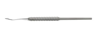 The product title Desmotome approximal pour chirurgie dentaire et implantologie can be translated to Approximal Desmotome for Dental Surgery and Implantology in US English.