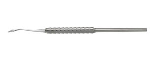 The product title Desmotome approximal pour chirurgie dentaire et implantologie can be translated to Approximal Desmotome for Dental Surgery and Implantology in US English.