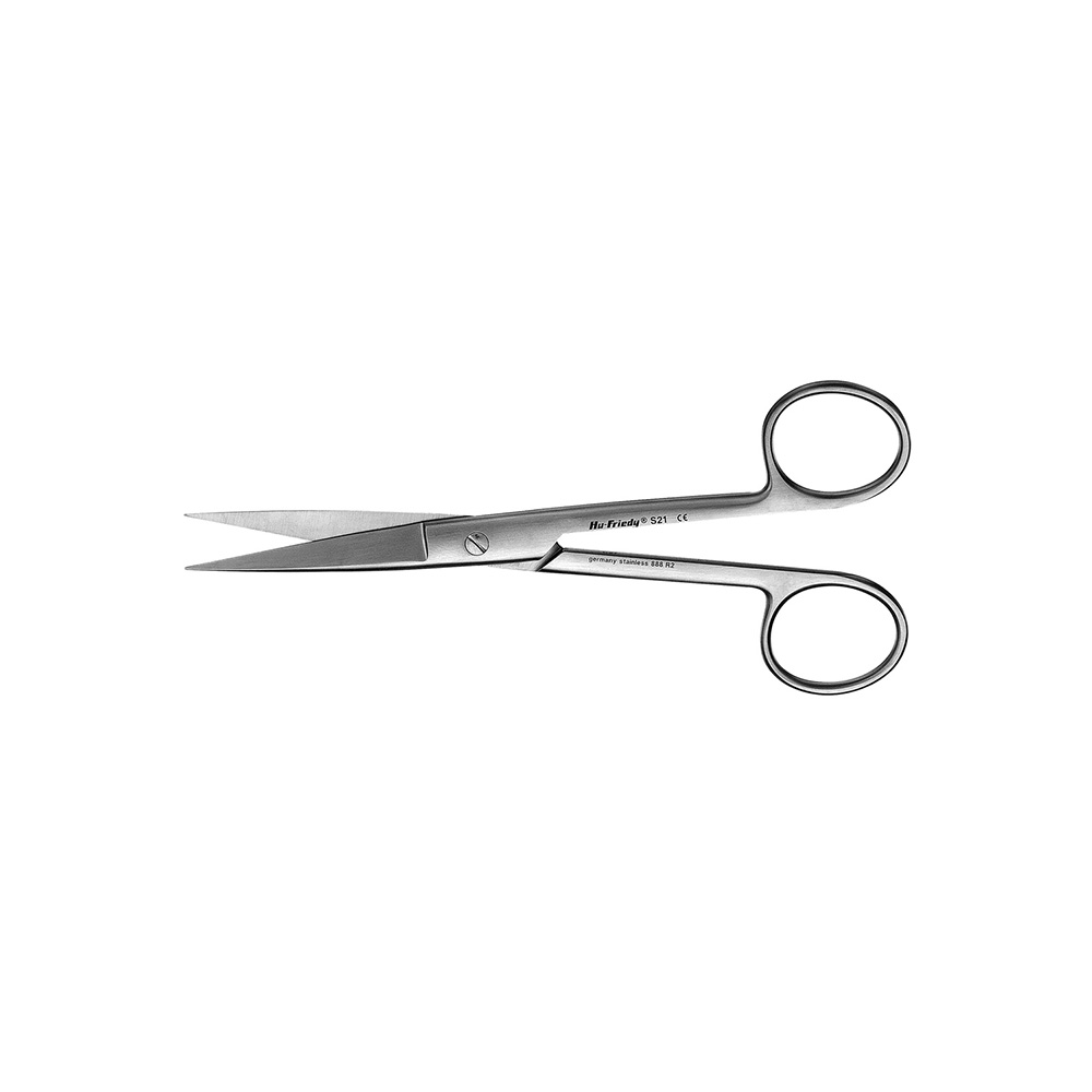 Surgical straight pointed scissors 14.5cm - Hu-Friedy - Delynov