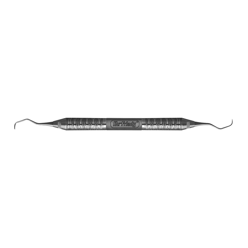 Grace Curved Curette #3/4 with #6 handle for oral/labial use - Hu-Friedy - Delynov