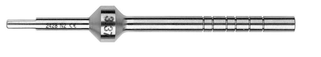 Osteotomy bone pusher No. 3.37 right 3.7mm cylindrical - Hu-Friedy - Delynov