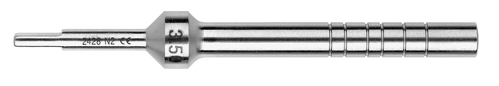 Ostéotom Bone-Pusher #3.50 droit 5.0mm cylindrique (OSTMPU50) - Hu-Friedy - Delynov
