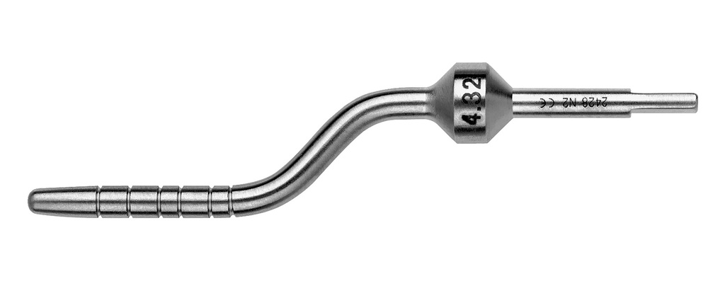 Ostéotom Bone-Spreader #4.32 convexe bayonnette 3.2mm (OSTMSP32A) - Hu-Friedy - Delynov