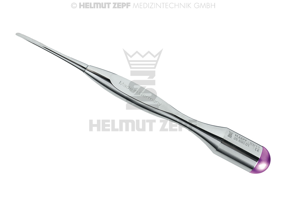 Periotome P1 XL avec manche - Helmut Zepf - Delynov