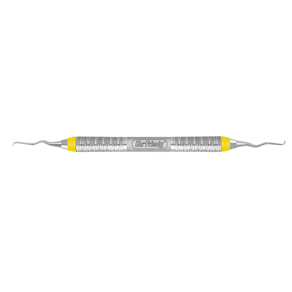 Gracey Curette number 215/216 handle number 7 yellow mini - Hu-Friedy - Delynov