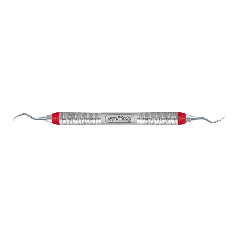 Scaler number 311/312 with red handle number 7 mini sickle - Hu-Friedy - Delynov