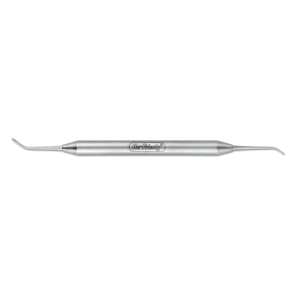Curette Gracey num 1/2 manche num 8 résinee rigid MF gris - Hu-Friedy