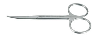 CISEAUX A STRABISME 11.5CM COURBES - Helmut Zepf (46.069.11) - Delynov