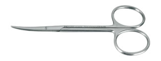 Strabismus scissors 11.5cm curved - Helmut Zepf (46.069.11) - Delynov