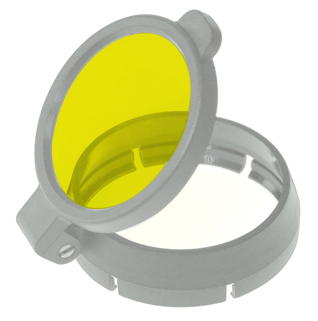Filtre jaune pour loupes sur casque - Heine Optotechnik (J-000.31.321) - Delynov