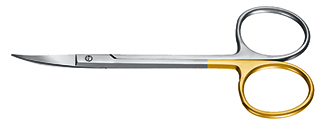 Curved Gum Scissors 11.5 cm - Helmut Zepf (46.051.11SC) - Delynov