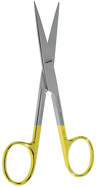 Straight pointed scissors 13cm in titanium - Acteon (654.01TC) - Delynov