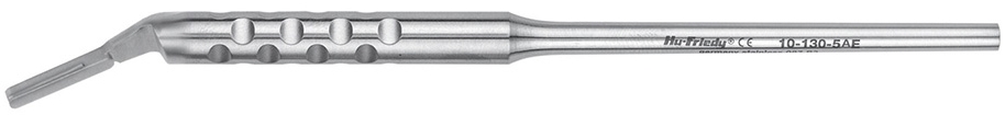 European angled scalpel handle number 5AE - Hu-Friedy - Delynov - Implantology, oral surgery, dental surgery, dentist, bone graft, maxillofacial surgery.