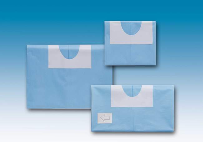 🔵 Boîte de 50 champs adhésifs troués 75x90 cm - Ouverture 6x9 cm - Omnia - Delynov