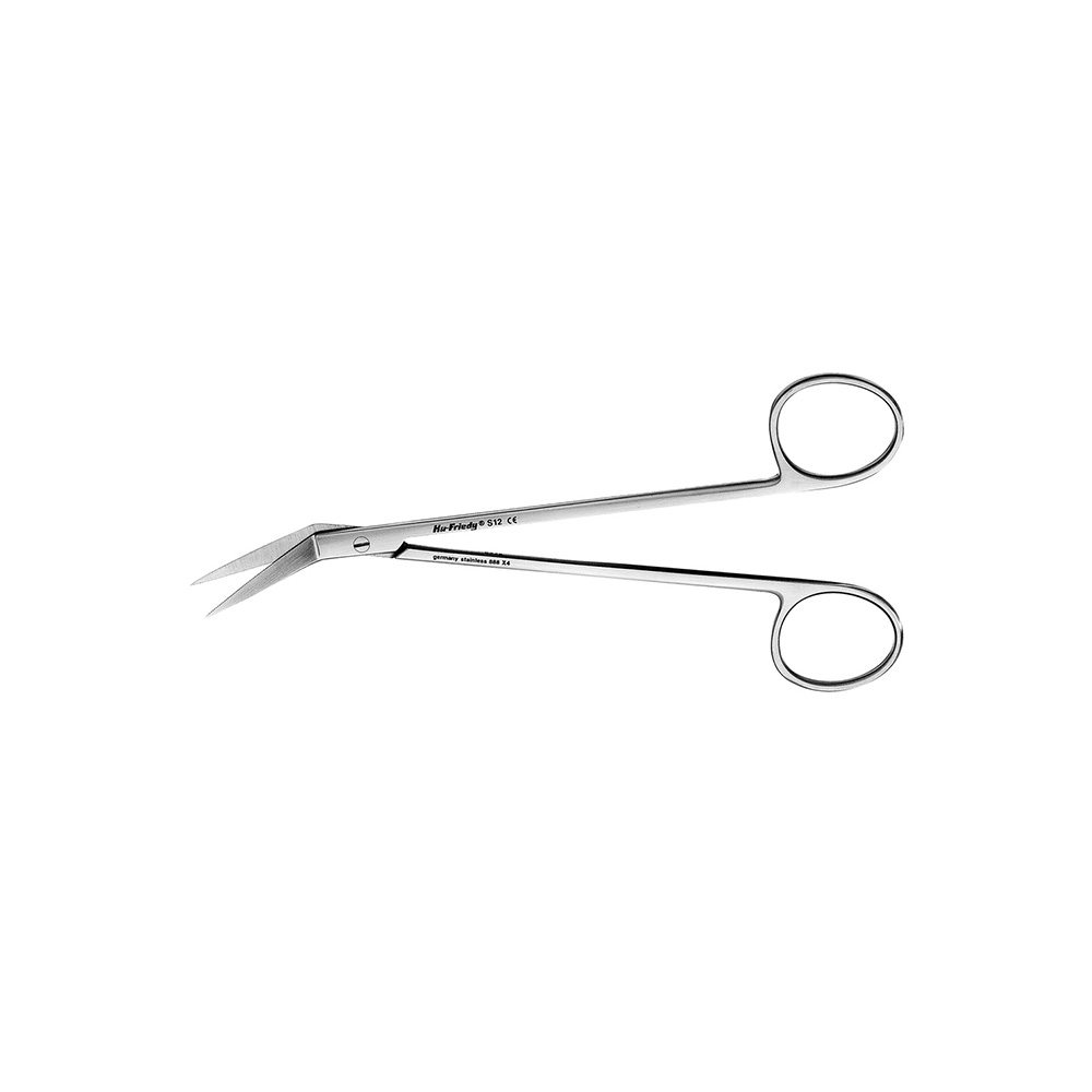Scissors Locklin No.12 Straight Smooth Angled 16cm - Hu-Friedy - Delynov