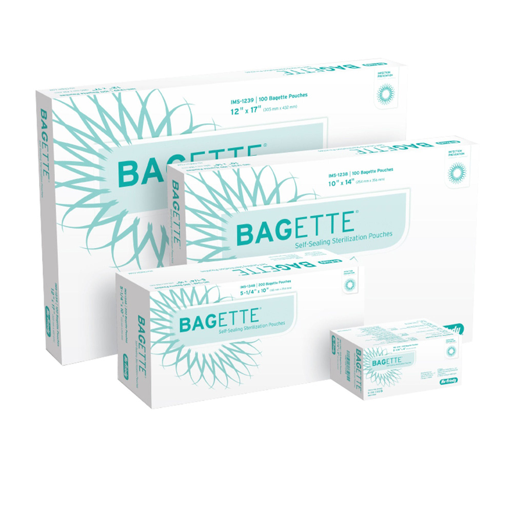 Sterilization Baguette Sachet 100 Pieces/Box 305 mm x 432 mm - Hu-Friedy - Delynov