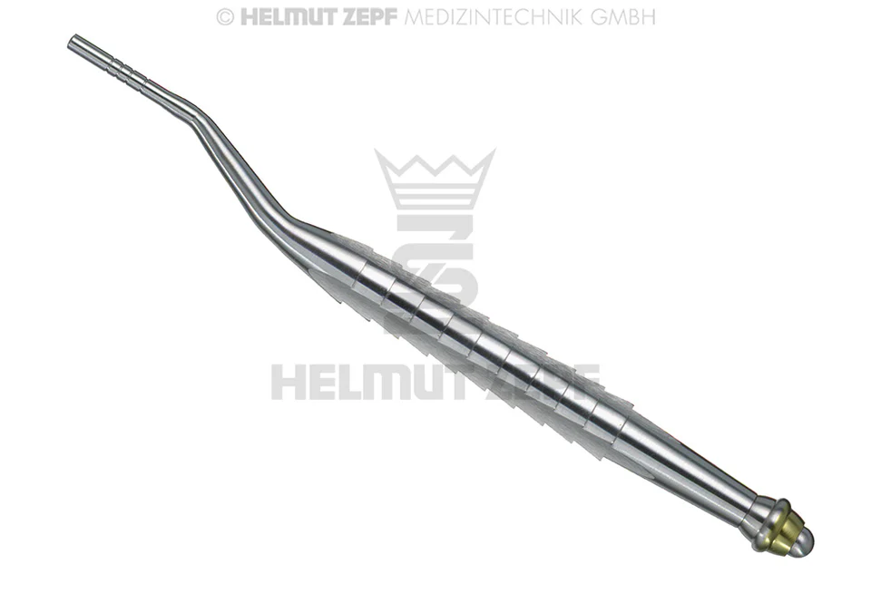 Ostéotome marque jaune, convexe, angulé, Ø 2.8 / 3,3 mm - Helmut Zepf (47.945.33) - Delynov