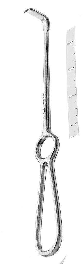Ecarteur chirurgical #1 25x7mm plié vers le manche (SR1) - Hu-Friedy - Delynov