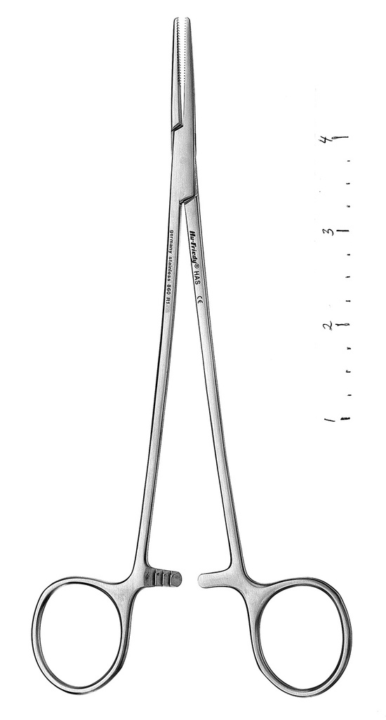 Hemostatic Adson Forceps Straight 19cm - Hu-Friedy - Delynov