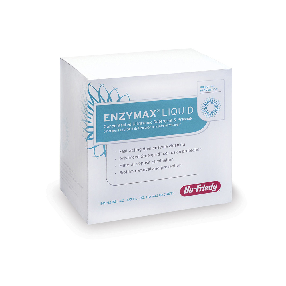 IMS Détergent Liquide Enzymax - 40 sachets de 10 ml - Hu-Friedy - Delynov