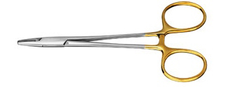 Needle holder with carbide jaws - Helmut Zepf (41.362.12) - Delynov