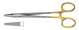 Mayo-Hegar needle holder 16 cm - Helmut Zepf (41.258.16TC) - Delynov